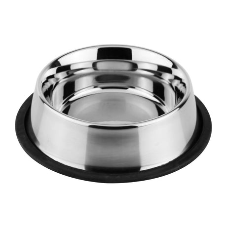 Bolero Stainless Steel Large Dog Bowl 230mm - HC399  Bolero   