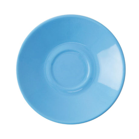 Olympia Cafe Espresso Saucer Blue (Fits HC402) (Box 12) - HC406 Olympia Crockery Olympia   