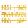 Beaumont Peg Board Lettering 20mm Yellow (Pack of 6) - HC766  Beaumont   