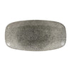 Churchill Studio Prints Raku Rectangular Plates Quartz Black 298mm (Pack of 12) - HC775 Plates Churchill