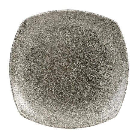 Churchill Studio Prints Raku Square Plates Quartz Black 215mm (Pack of 12) - HC777 Plates Churchill