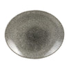 Churchill Studio Prints Raku Oval Coupe Plates Quartz Black 270mm (Pack of 12) - HC780 Plates Churchill