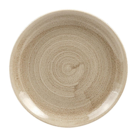 Churchill Stonecast Patina Antique Taupe Coupe Plates Taupe 165mm - HC789 Plates Churchill