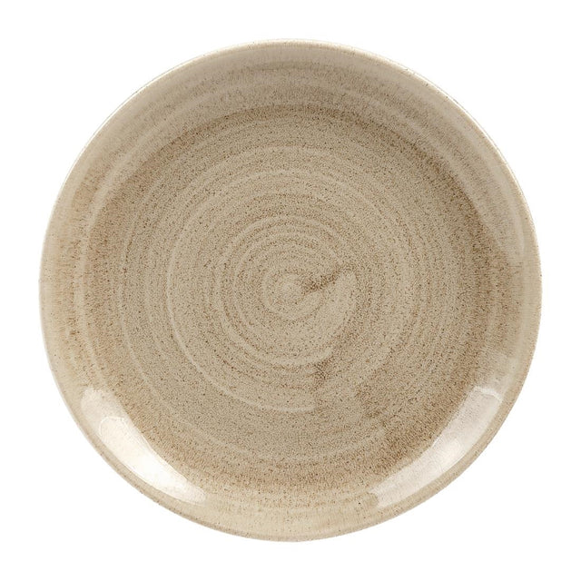 Churchill Stonecast Patina Antique Taupe Coupe Plates Taupe 165mm - HC789 Plates Churchill