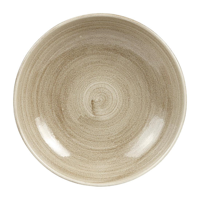 Churchill Stonecast Patina Antique Coupe Bowls Taupe 248mm - HC790 Bowls Churchill