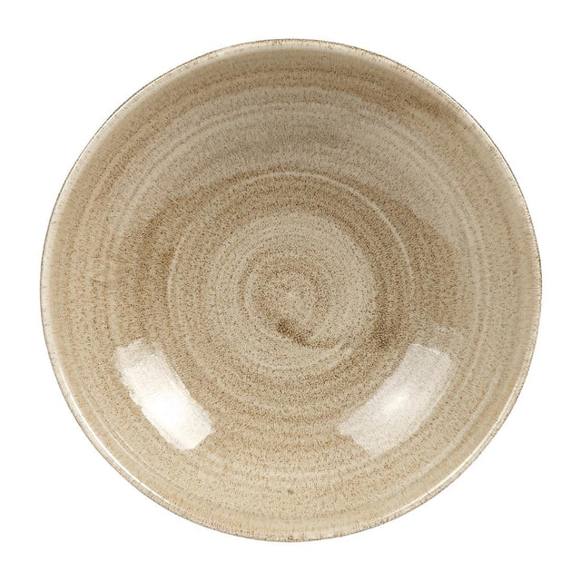 Churchill Stonecast Patina Antique Coupe Bowls Taupe 182mm - HC791 Bowls Churchill