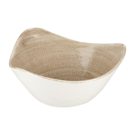 Churchill Stonecast Patina Antique Triangle Bowls Taupe 153mm - HC796 Bowls Churchill