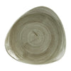 Churchill Stonecast Patina Antique Round Triangle Plates Green 229mm - HC813 Plates Churchill