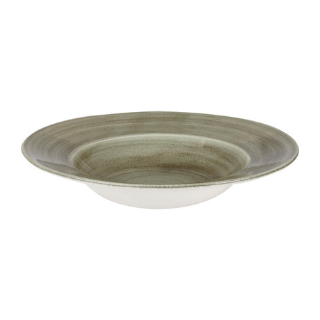 Churchill Stonecast Patina Antique Wide Rim Bowls Green 280mm (Pack of 12) - HC819 Bowls Churchill