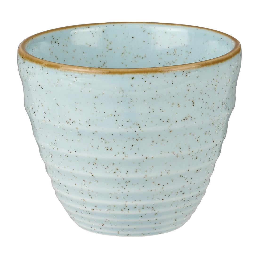 Churchill Stonecast Round Chip Mugs Duck Egg Ripple 285ml (Pack of 12) - HC825 Churchill Super Vitrified Churchill   