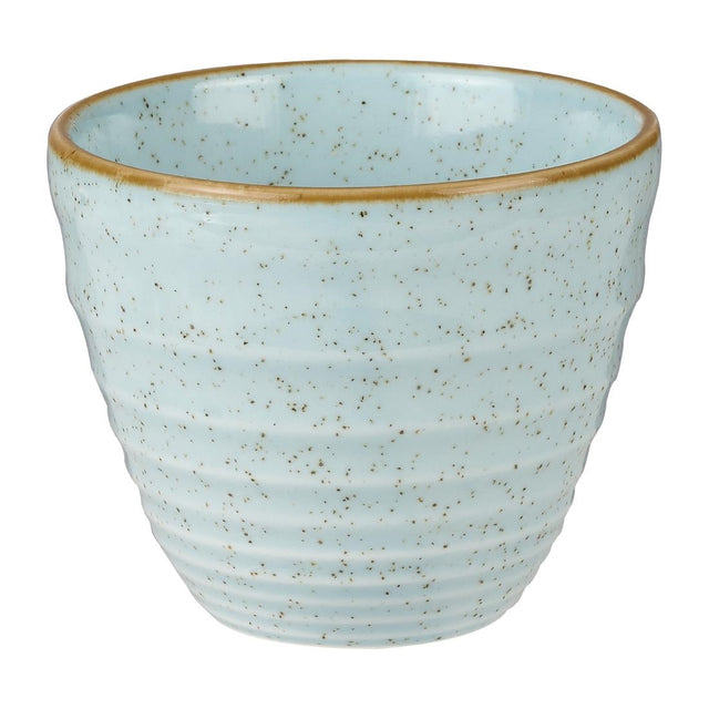 Churchill Stonecast Round Chip Mugs Duck Egg Ripple 285ml (Pack of 12) - HC825 Churchill Super Vitrified Churchill   