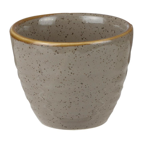 Churchill Stonecast Round Dip Pots Peppercorn Grey Ripple 57ml (Pack of 12) - HC832 Churchill Super Vitrified Churchill   