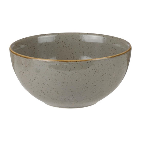 Churchill Stonecast Round Soup Bowls Peppercorn Grey 132mm (Pack of 12) - HC833 Bowls Churchill
