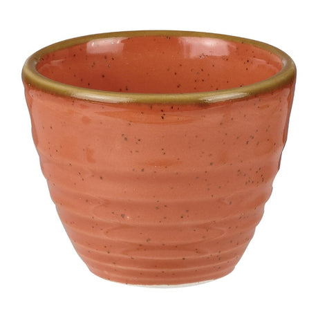 Churchill Stonecast Spiced Orange Ripple Dip Pots 57ml (Pack of 12) - HC835 Churchill Super Vitrified Churchill   