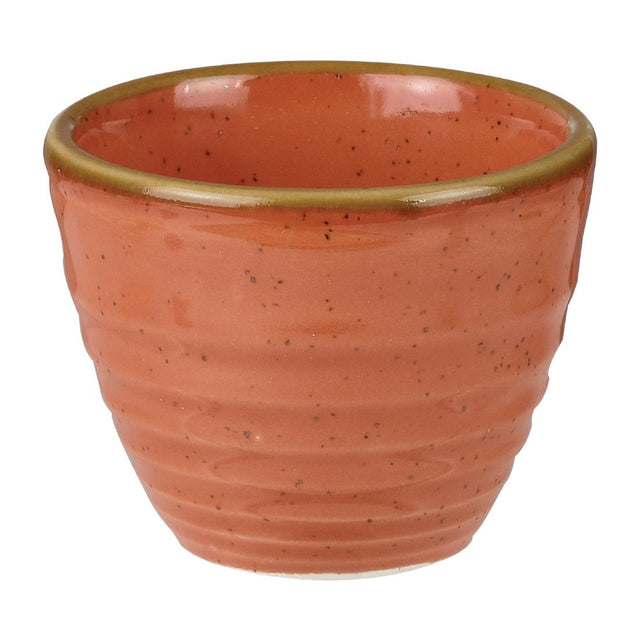 Churchill Stonecast Spiced Orange Ripple Dip Pots 57ml (Pack of 12) - HC835 Churchill Super Vitrified Churchill   