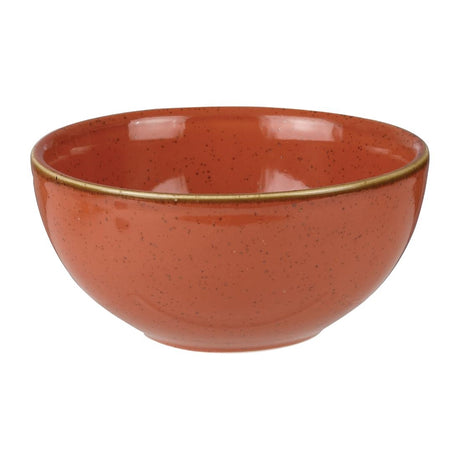 Churchill Stonecast Spiced Orange Soup Bowls 132mm (Pack of 12) - HC836 Bowls Churchill