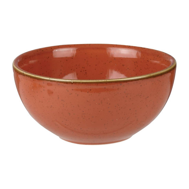 Churchill Stonecast Spiced Orange Soup Bowls 132mm (Pack of 12) - HC836 Bowls Churchill
