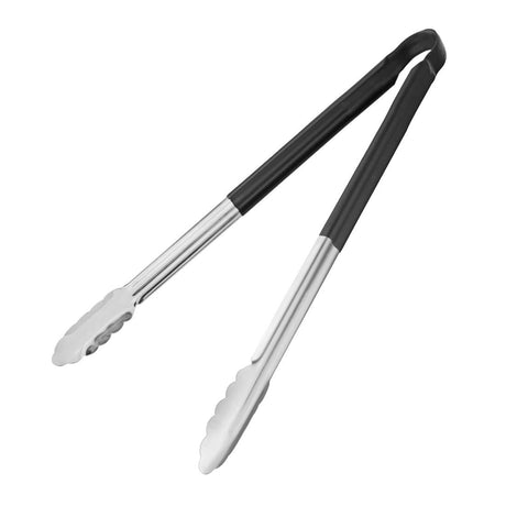 Hygiplas Colour Coded Serving Tong Black 405mm - HC848  Hygiplas   