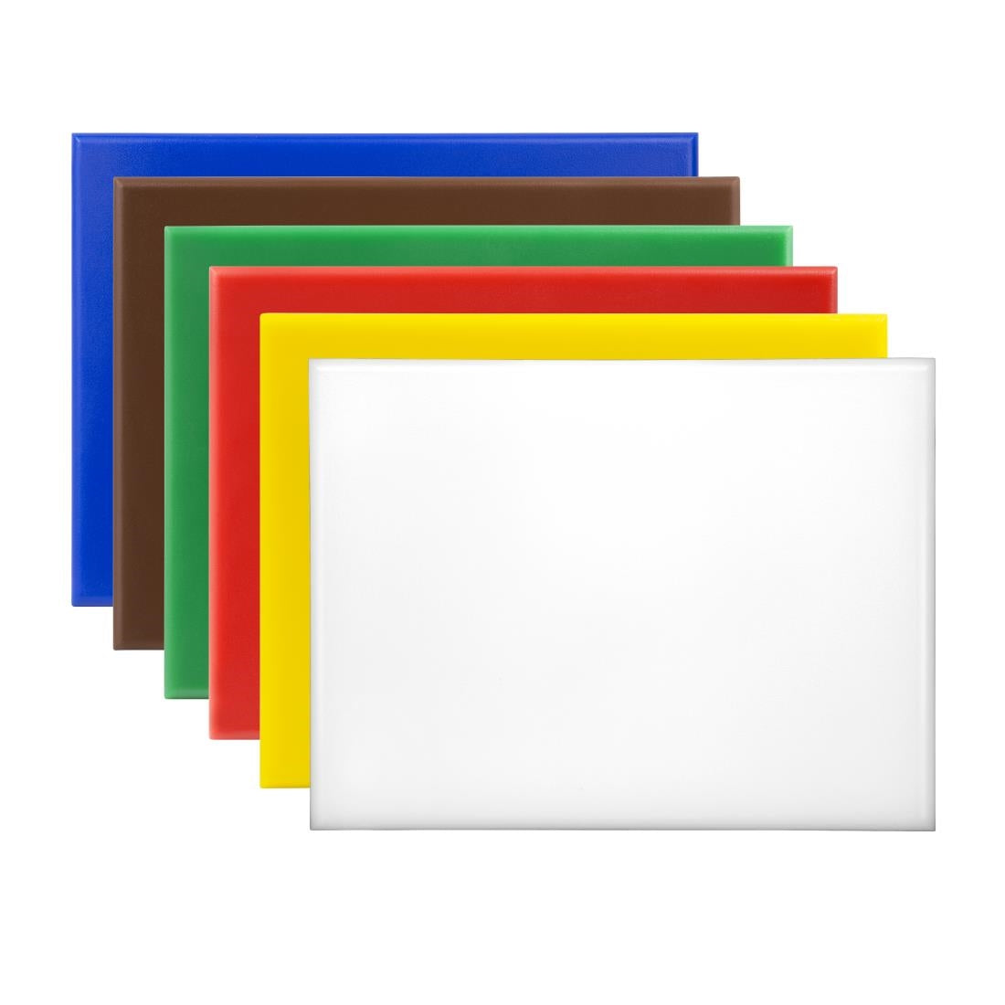 Hygiplas High Density Small Chopping Board Set 300x255x12mm (Pack of 6) - HC869  Hygiplas   