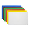 Hygiplas Low Density Antibacterial Chopping Board Set 450x300x10mm (Pack of 6) - HC870  Hygiplas   