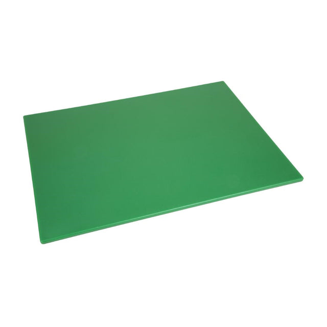 Hygiplas Low Density Green Chopping Board Large 600x450x10mm - HC875  Hygiplas   