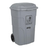 Jantex 120Ltr Wheelie Bin with Foot Pedal Grey - HC923  Jantex   