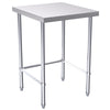 Hallco Centre Table 600mm Wide x 650mm Deep | HCT0600LB Stainless Steel Centre Tables Hallco