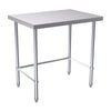 Hallco Centre Table 900mm Wide x 650mm Deep | HCT0900LB Stainless Steel Centre Tables Hallco