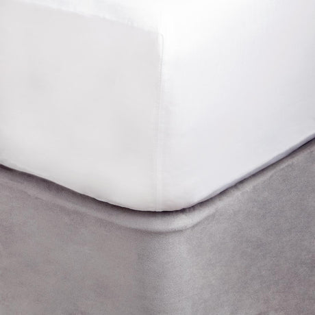 Mitre Essentials Divan Bed Base Wrap Grey Single - HD064  Mitre Essentials   