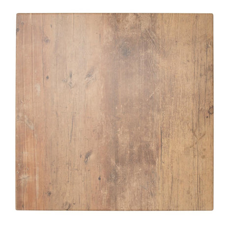 Werzalit Square 800mm Table Top Findus - HD105 Wood Effect Table Tops Werzalit   