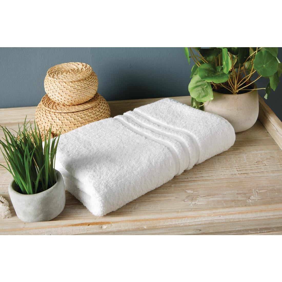 Mitre Eco Towel - White Bath Sheet 1000x1500mm - HD220  Mitre Eco   