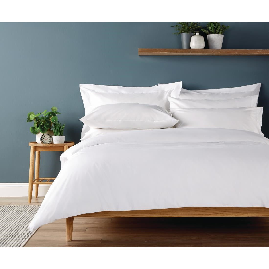 Eco Open Duvet Cover White Single - HD223  Mitre Eco   