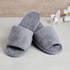 Comfort Vienna Open Toe Slippers Grey - HD245  Mitre Comfort   
