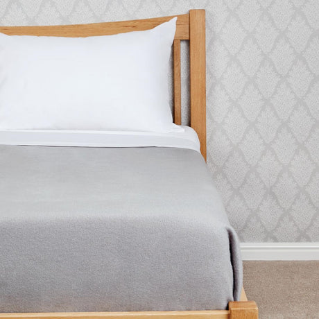 Comfort Fleece Blanket Grey - HD346  Mitre Comfort   