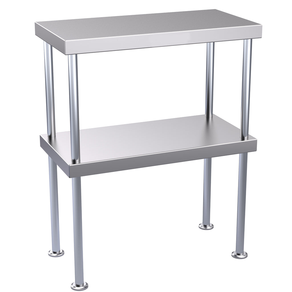 Hallco Overshelf Double Tier Stainless Steel | HDO0600 Stainless Steel Over Shelves Hallco