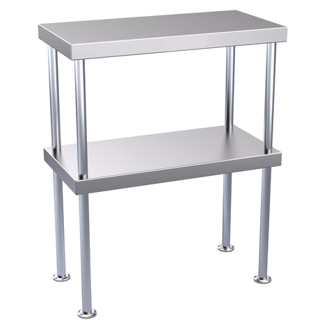 Hallco Overshelf Double Tier Stainless Steel | HDO0600 Stainless Steel Over Shelves Hallco