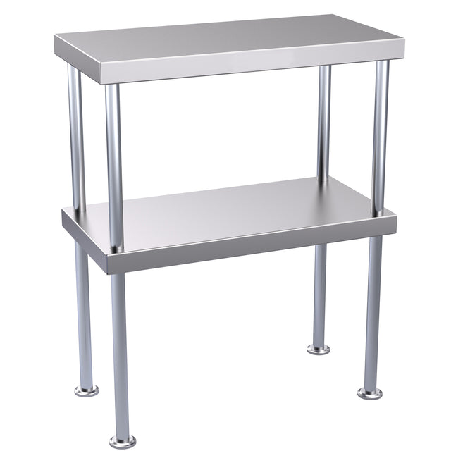 Hallco Overshelf Double Tier Stainless Steel | HDO0600 Stainless Steel Over Shelves Hallco