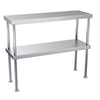 Hallco Overshelf Double Tier Stainless Steel | HDO0900 Stainless Steel Over Shelves Hallco