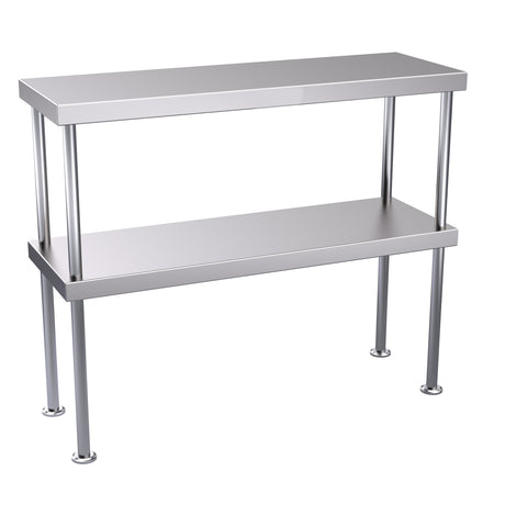 Hallco Overshelf Double Tier Stainless Steel | HDO0900 Stainless Steel Over Shelves Hallco