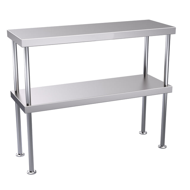 Hallco Overshelf Double Tier Stainless Steel | HDO0900 Stainless Steel Over Shelves Hallco