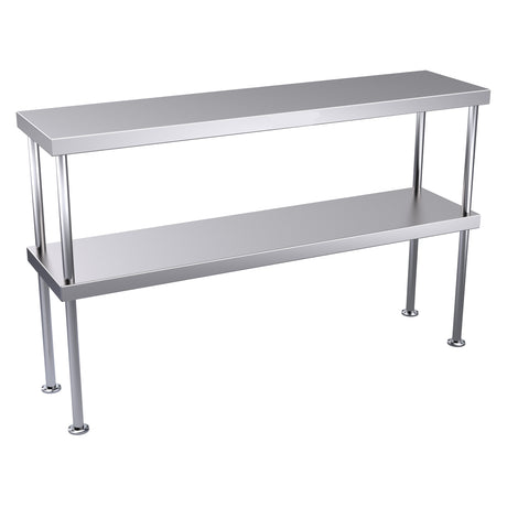 Hallco Overshelf Double Tier Stainless Steel | HDO1200 Stainless Steel Over Shelves Hallco