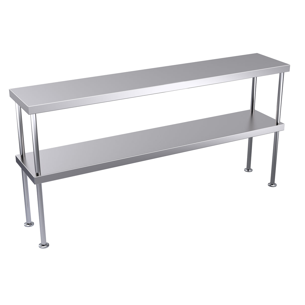 Hallco Overshelf Double Tier Stainless Steel | HDO1500 Stainless Steel Over Shelves Hallco
