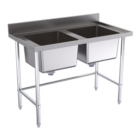 Hallco Sink Double Centre Bowls | HDS1200 Double Bowl Sinks Hallco