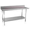 Hallco Dishwash Table 'Cleans' Outlet Bench Stainless Steel | HDWO1650L Stainless Steel Dishwasher Tables Hallco