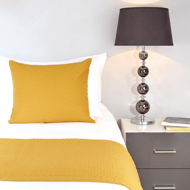 Mitre Essentials Quilted Waffle Runner Ochre - HN869  Mitre Essentials   