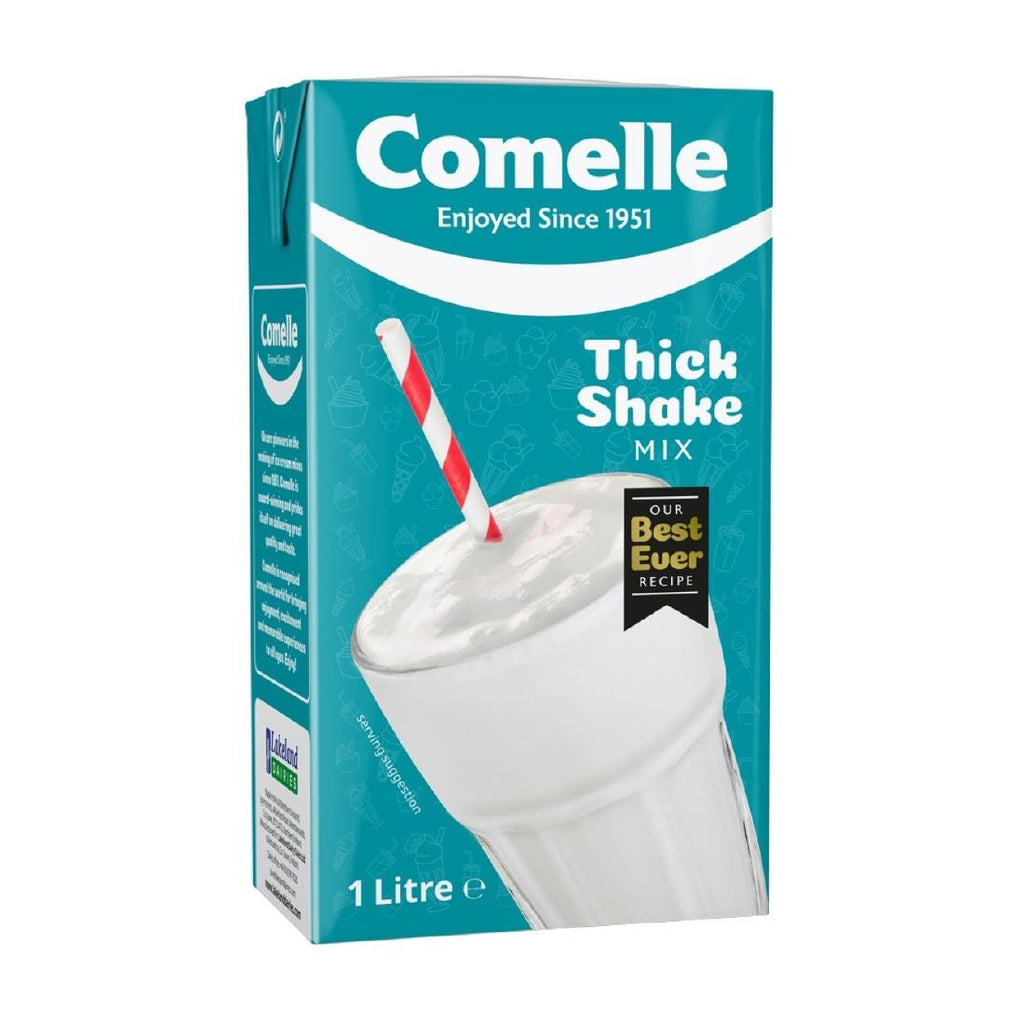 Comelle Thick Shake Mix 1Ltr (Pack of 12) - HN932  Comelle   