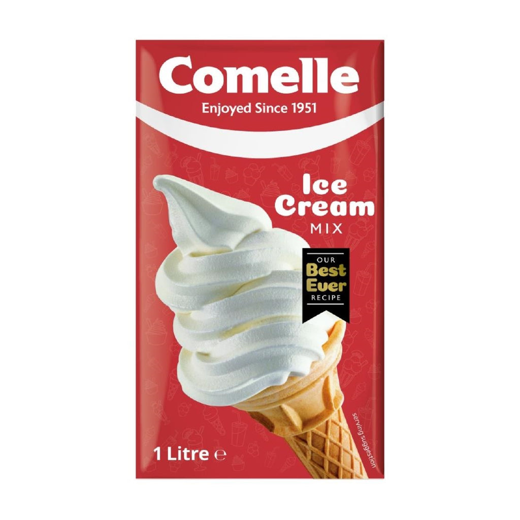 Comelle Vanilla Ice Cream Mix 1Ltr (Pack of 12) - HN934  Comelle   