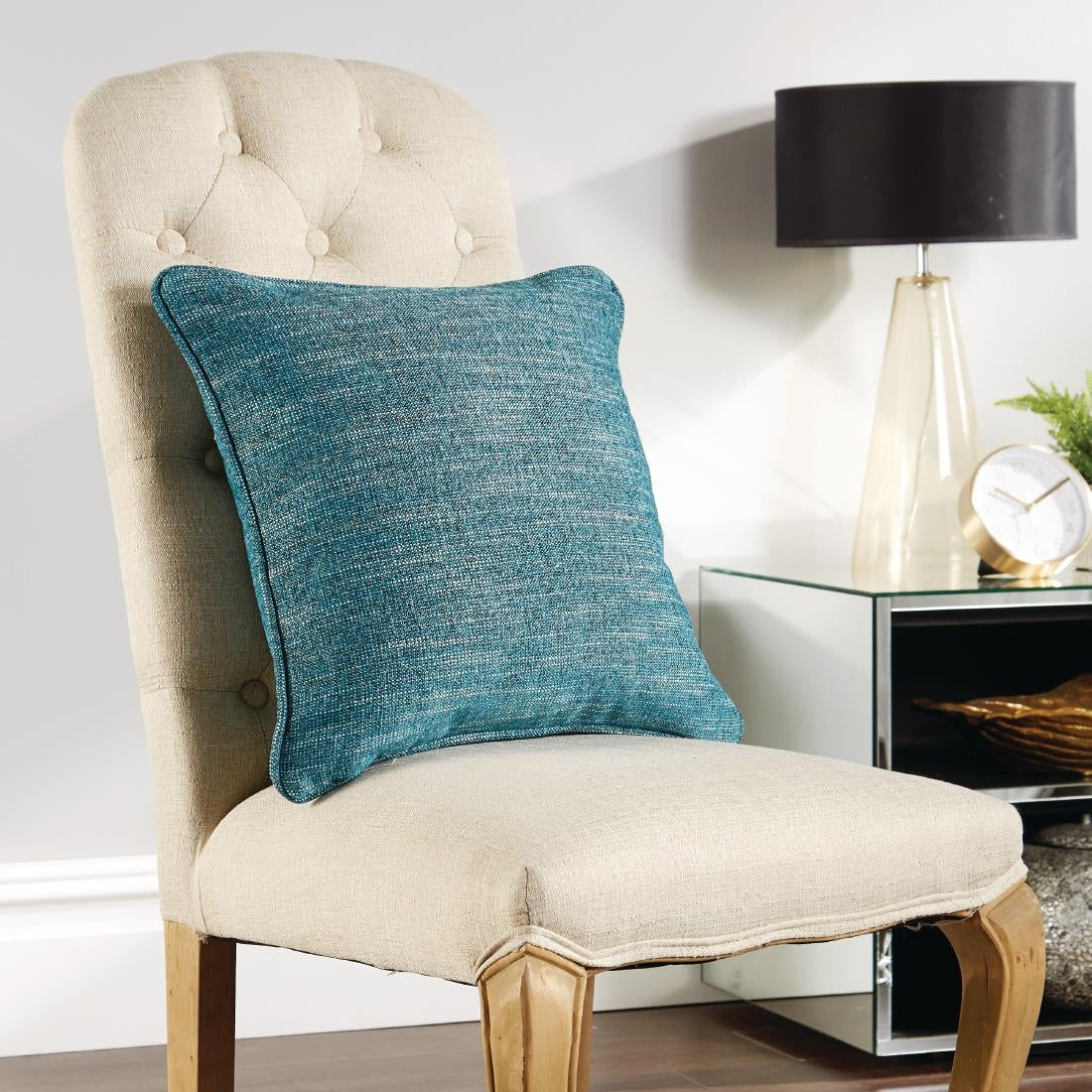 Mitre Polaris Throw Cushion Teal 43 x43cm - HP004  Mitre Comfort   