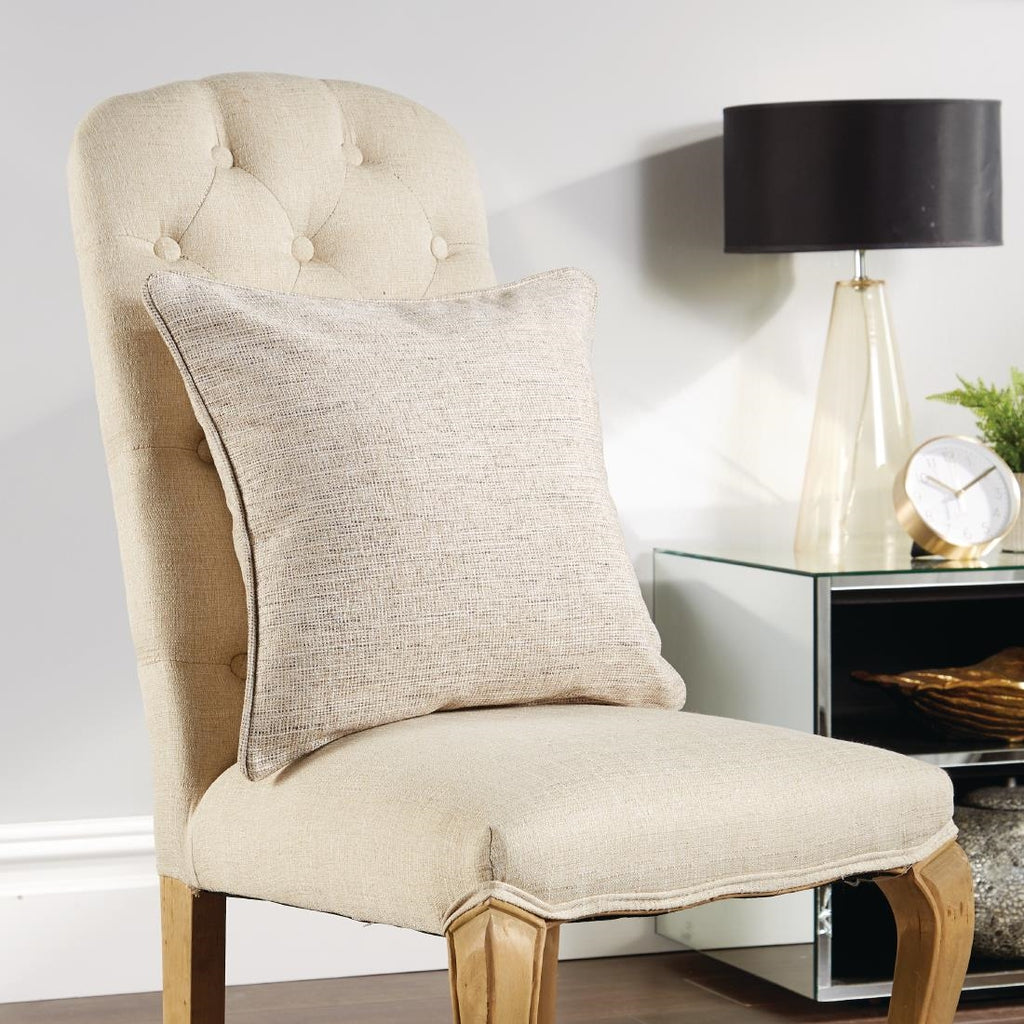 Mitre Polaris Throw Cushion Latte 43 x43cm - HP006  Mitre Comfort   