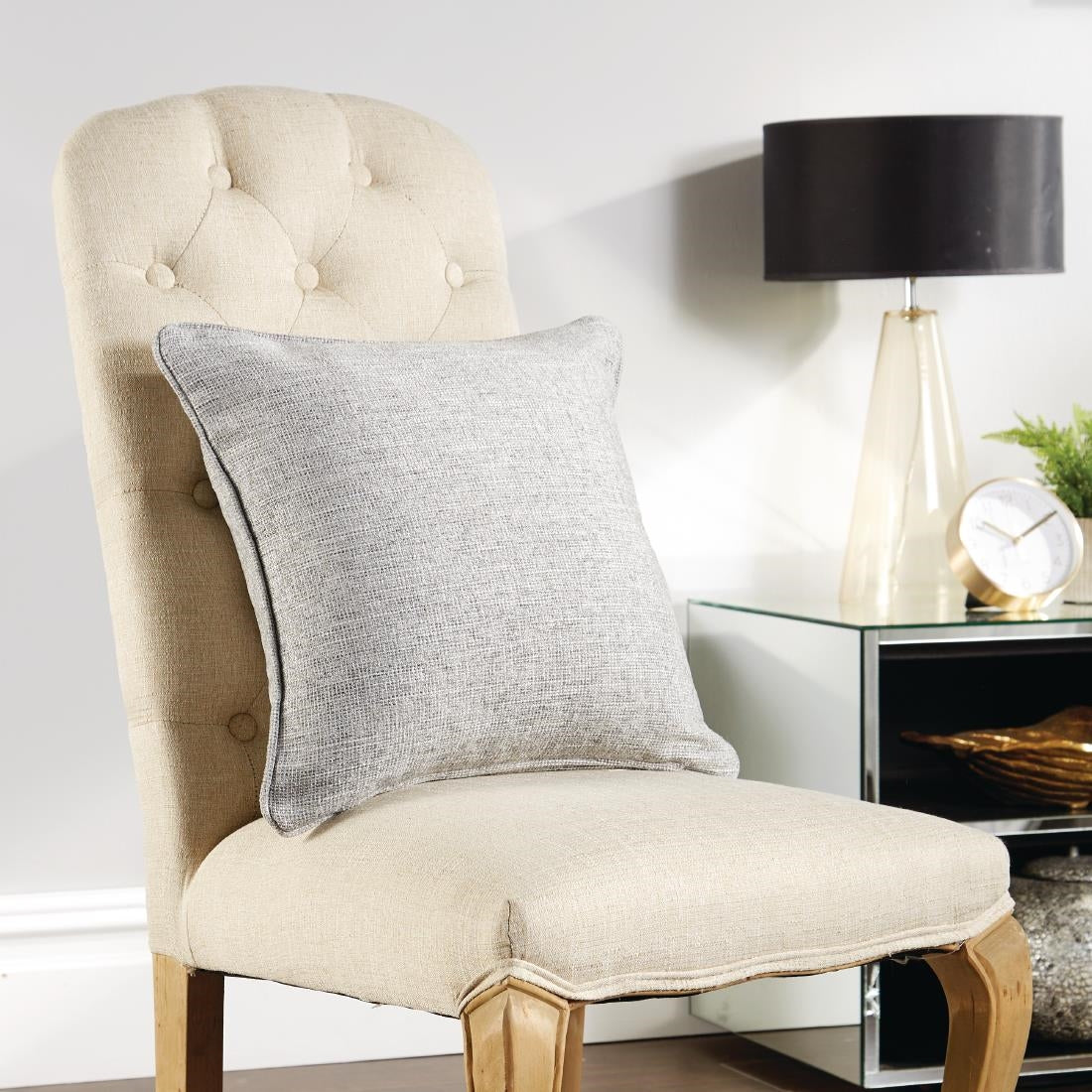 Mitre Polaris Throw Cushion Smoke 43 x43cm - HP008  Mitre Comfort   